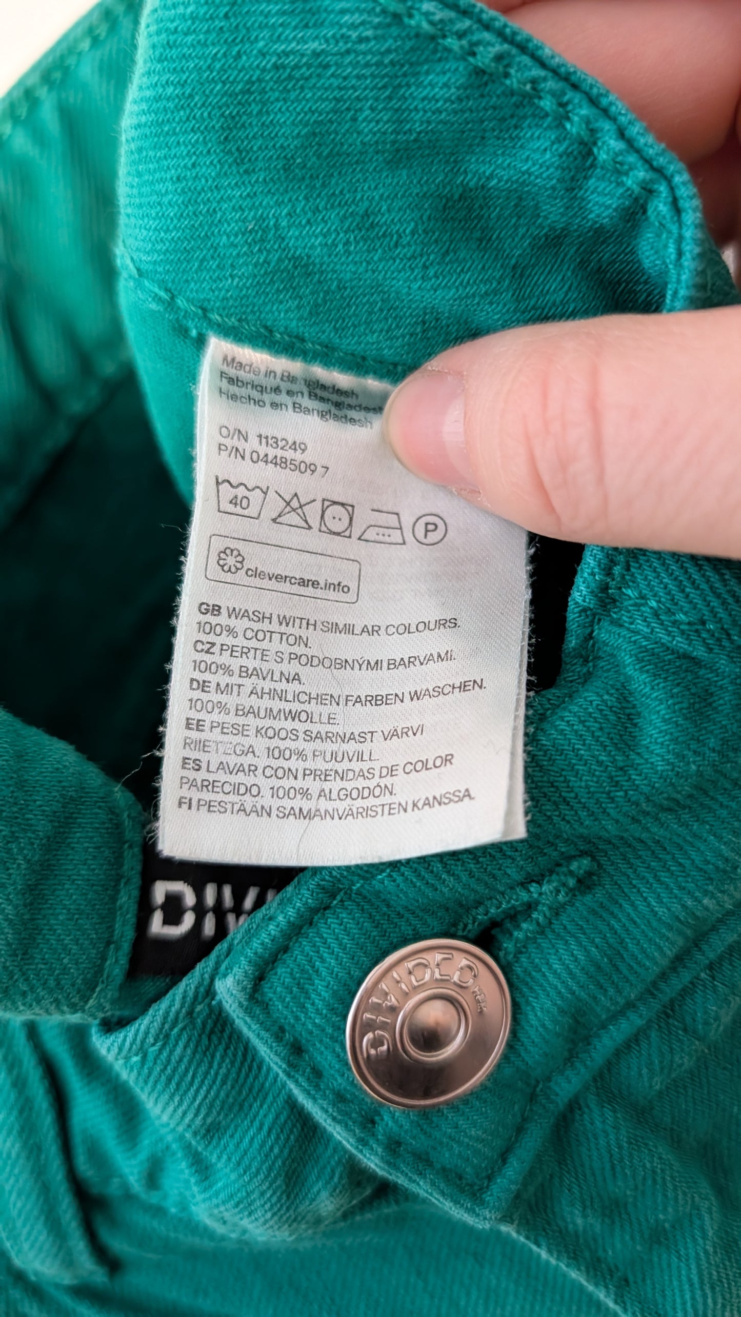 Pantalon divided turquoise