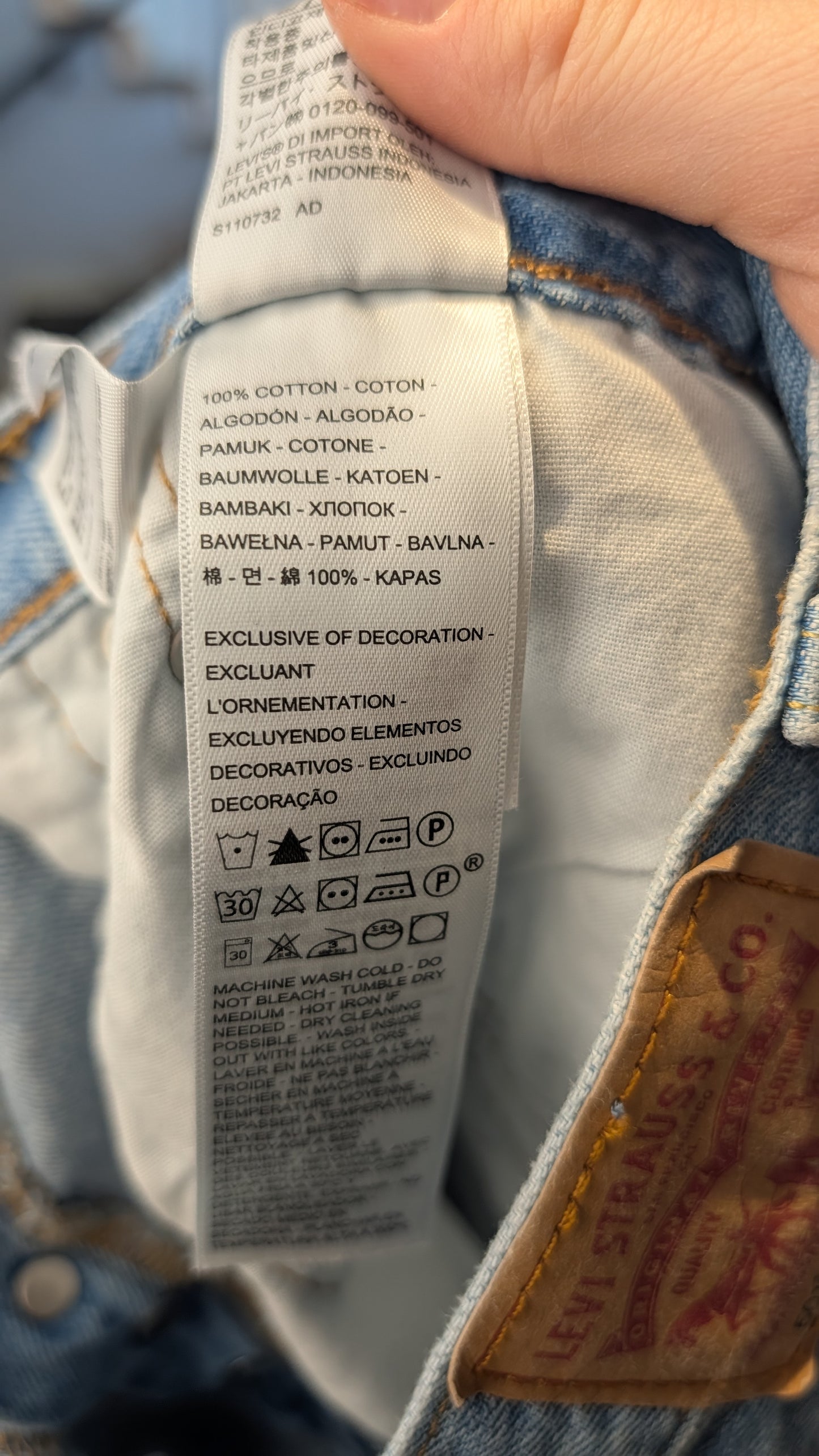 Short Denim – Levi’s (501 Original)