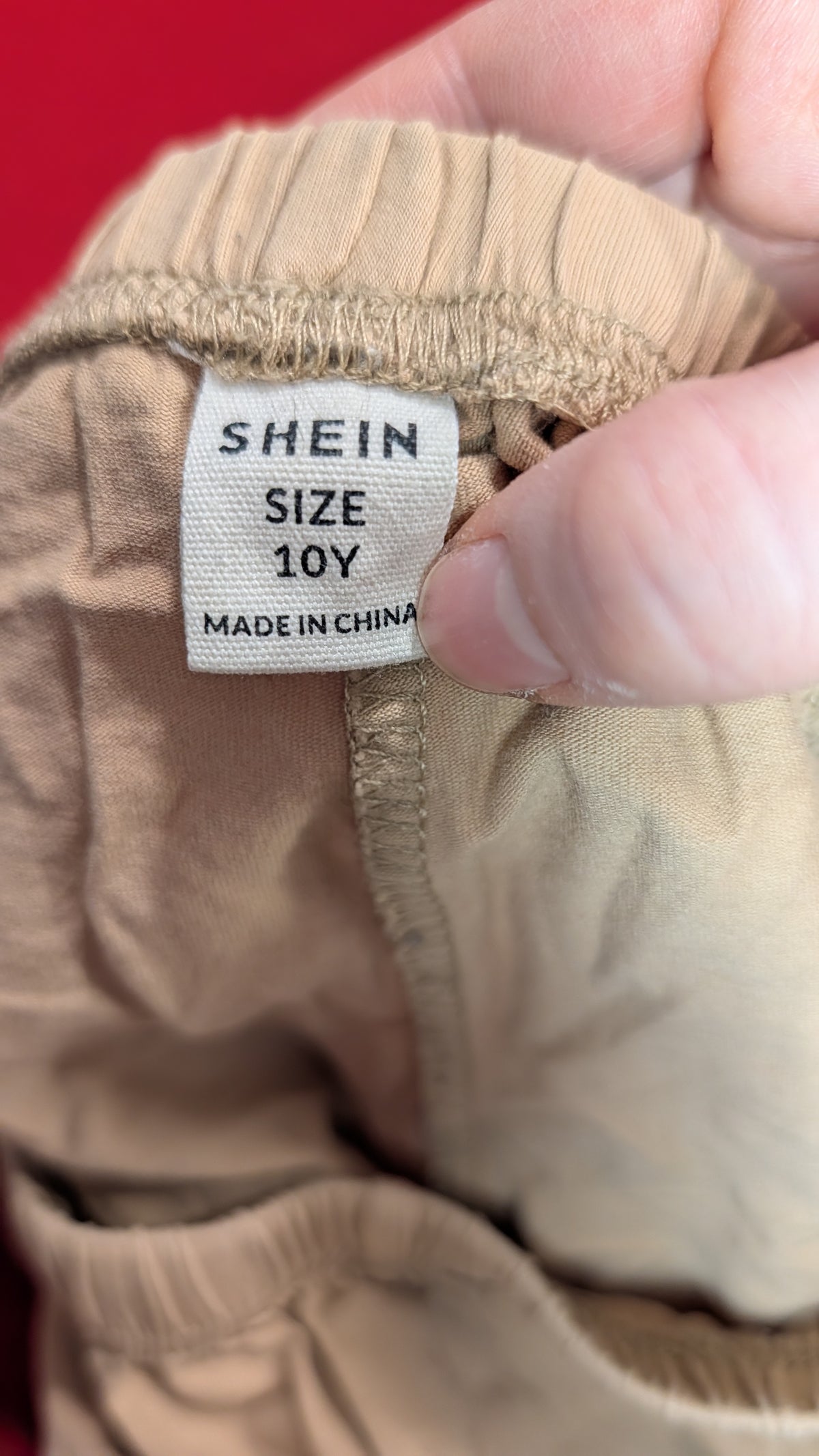 Casual Shorts - Shein - Tan - 10Y