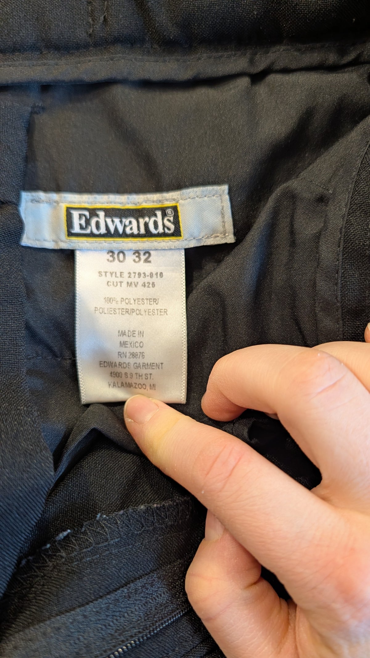 Pantalon Propre – Edwards (Noir)