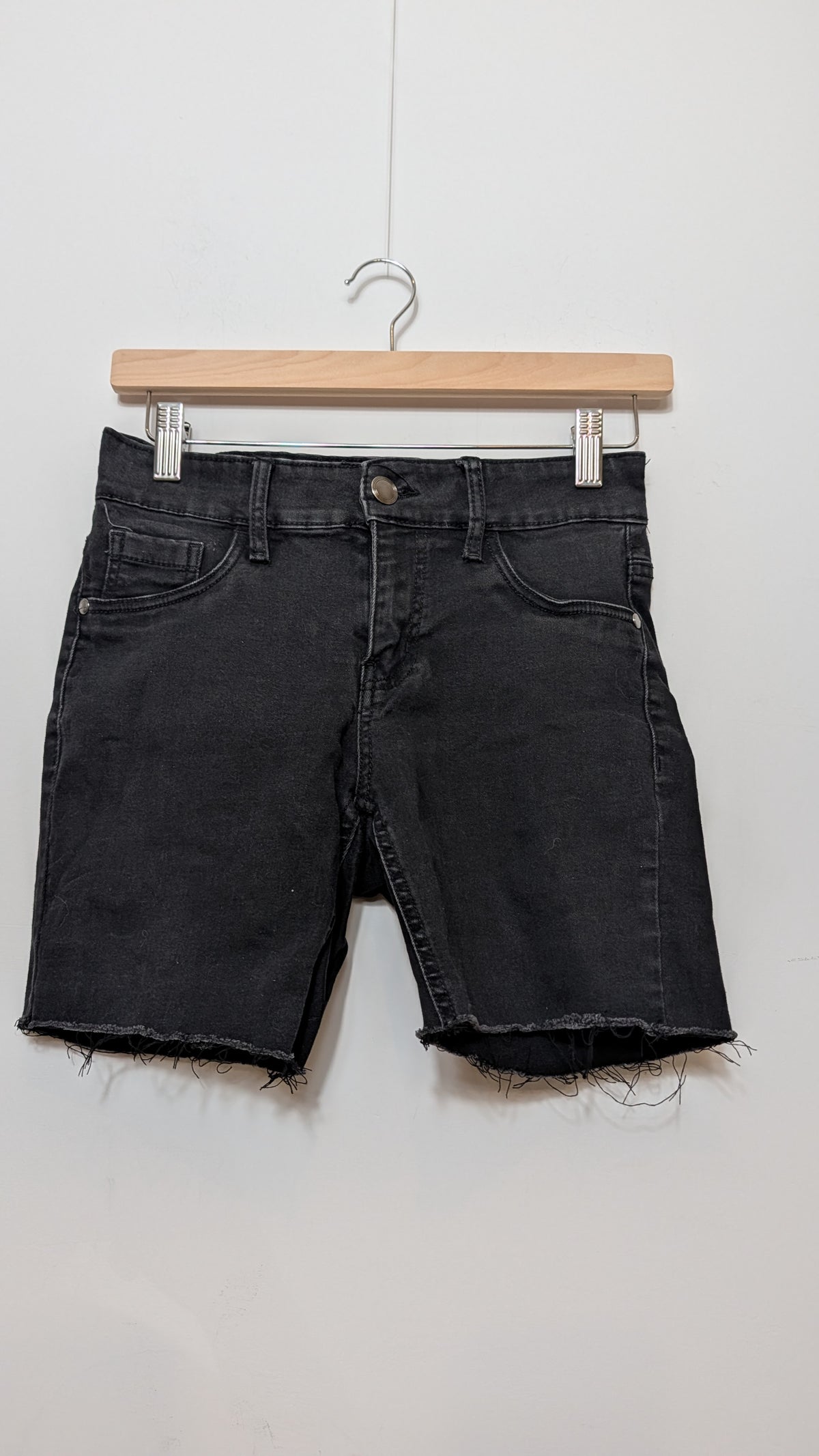 Denim Shorts – Black
