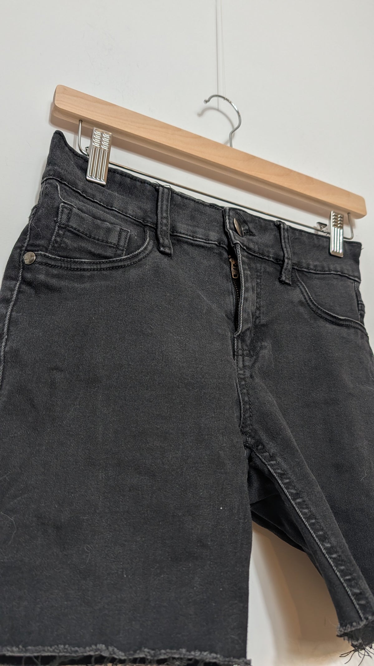 Denim Shorts – Black