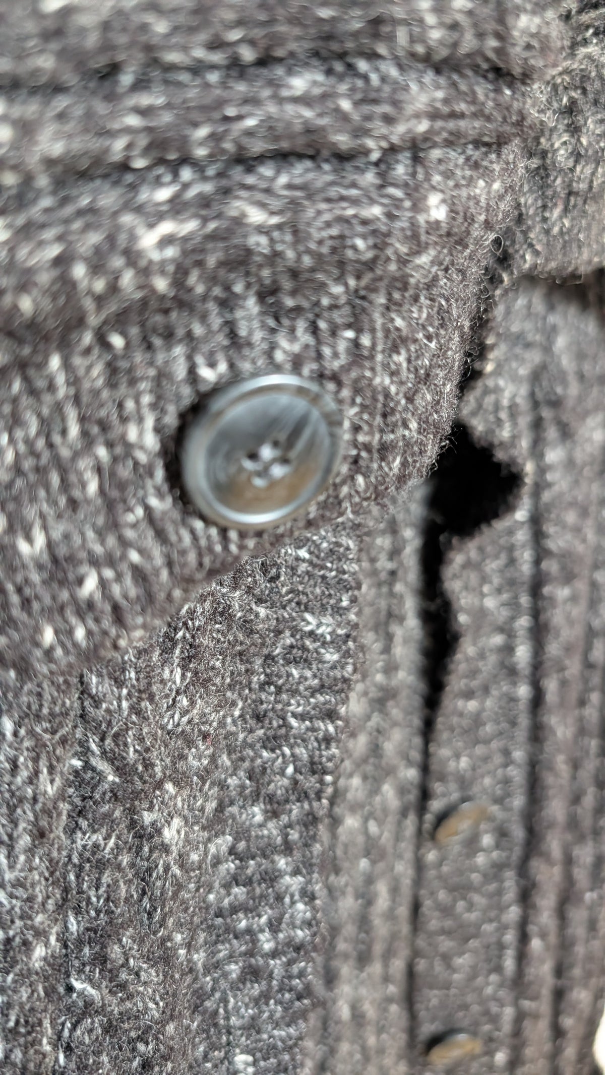 Knit Jacket – Dalia (Heather Black)