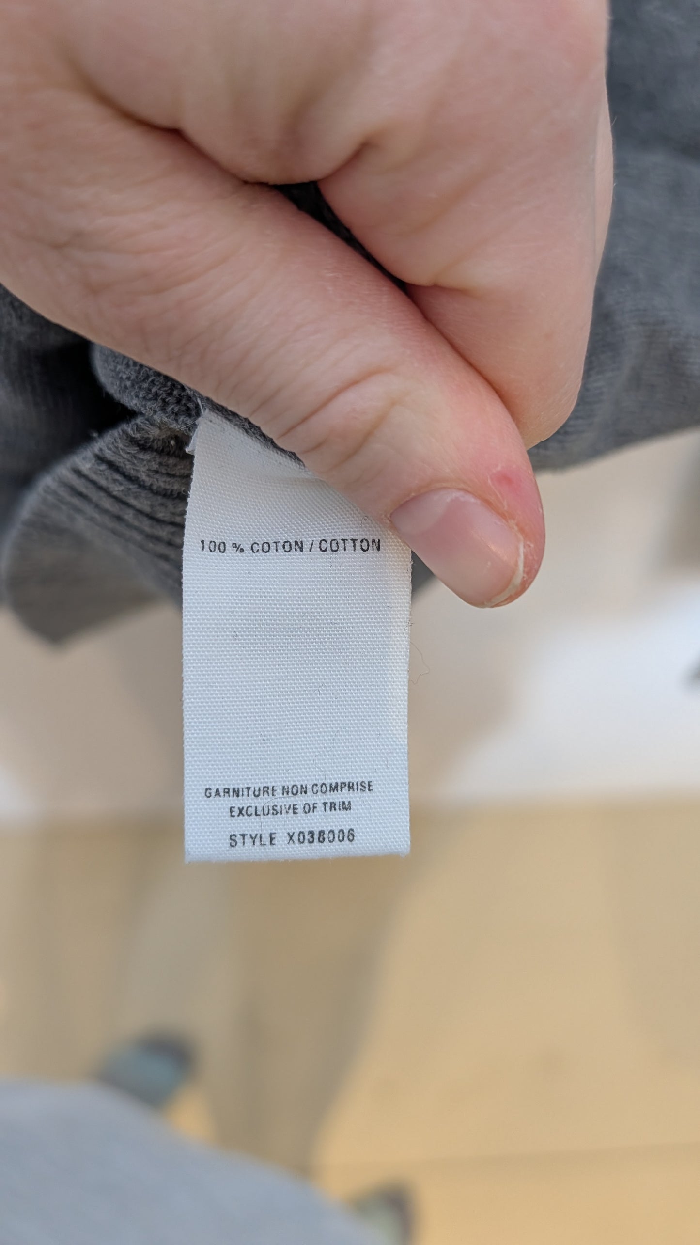 Hoodie Zippé en Tricot – Jacob (Gris)