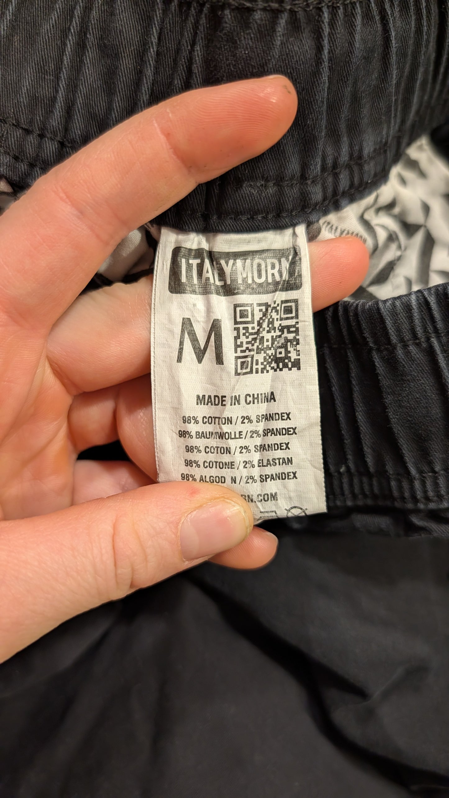 Pantalon Jogger – Italy Morn (Noir)