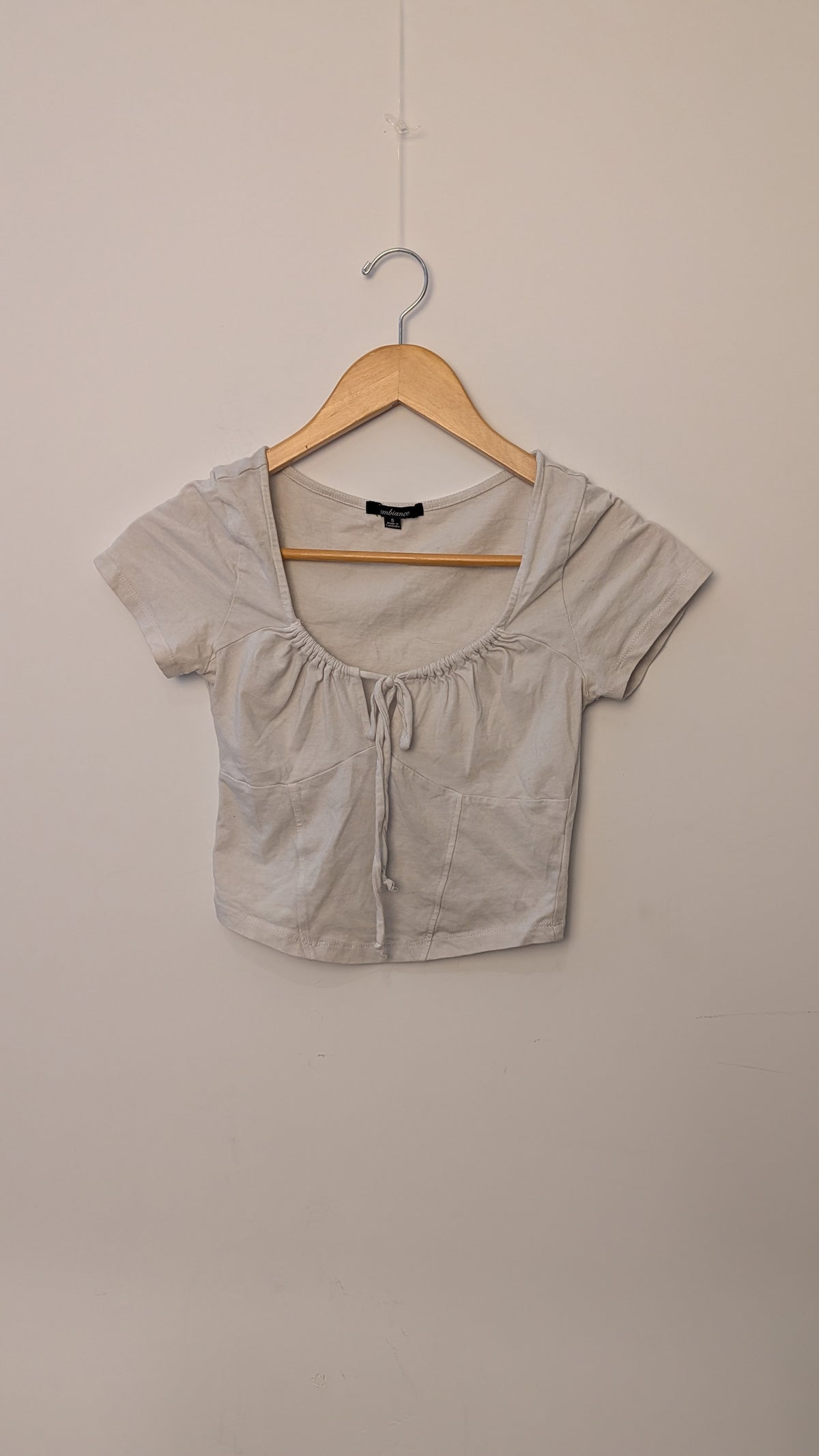 Cropped Top – Ambiance (White)