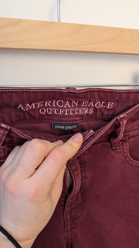 Short Super Stretch – American Eagle (Bourgogne)