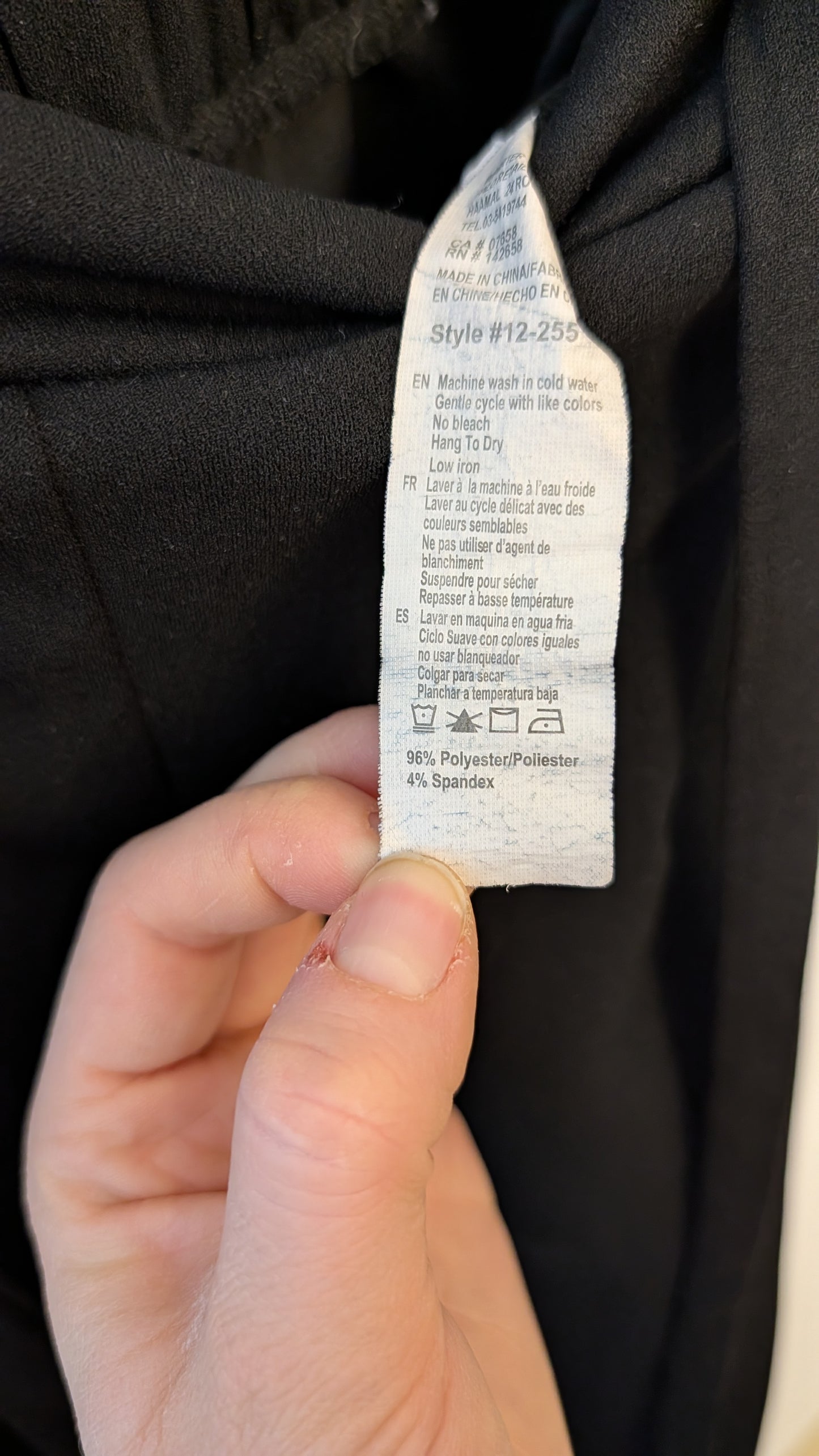 Pantalon Propre – Sans Marque (Noir)