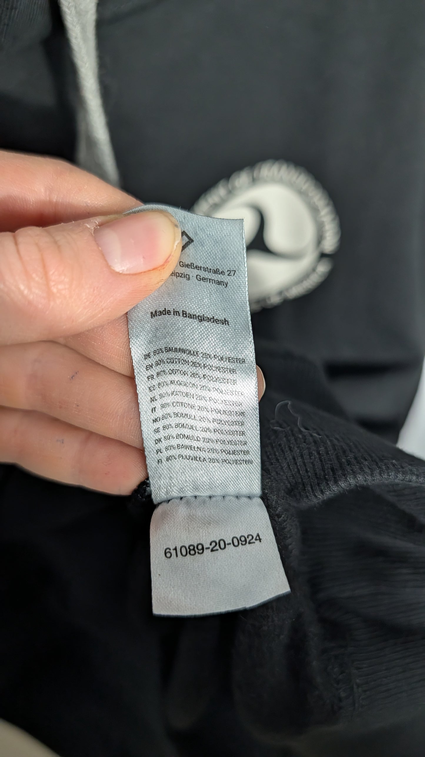Coton ouaté à capuche "Director" – Premium Men (Noir)