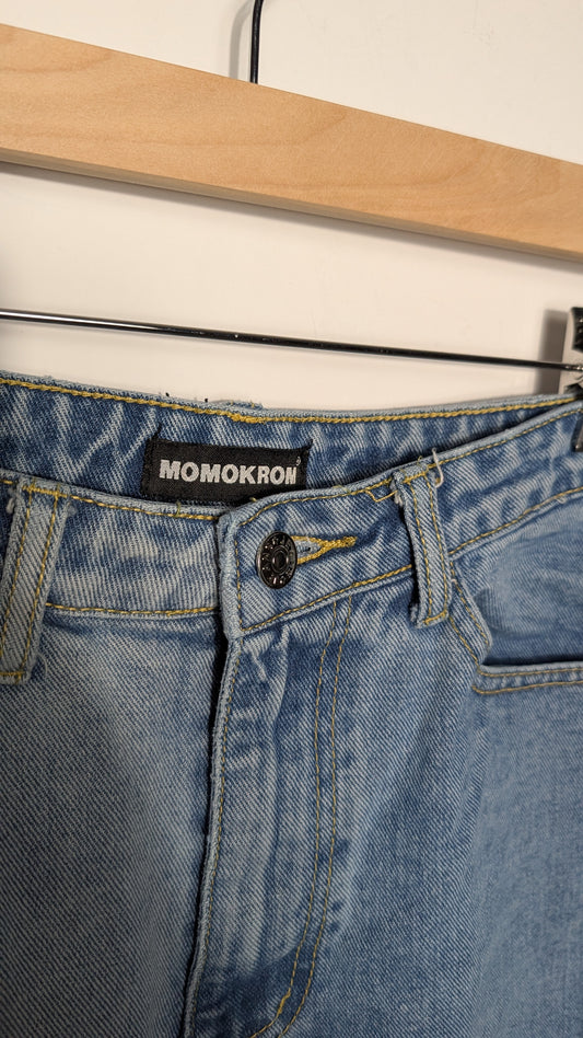 Jeans Bicolore – MOMOKROM (Indigo & Clair)