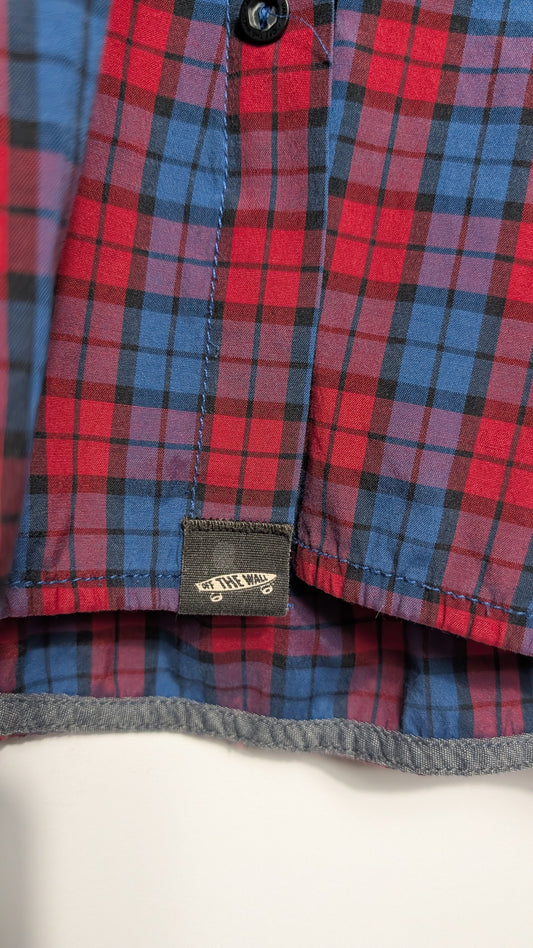 Chemise Plaid – Vans (Rouge & Bleu)