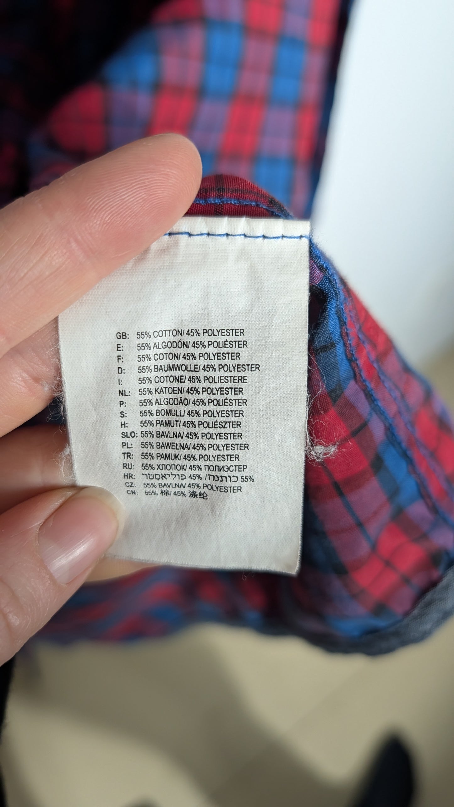 Chemise Plaid – Vans (Rouge & Bleu)