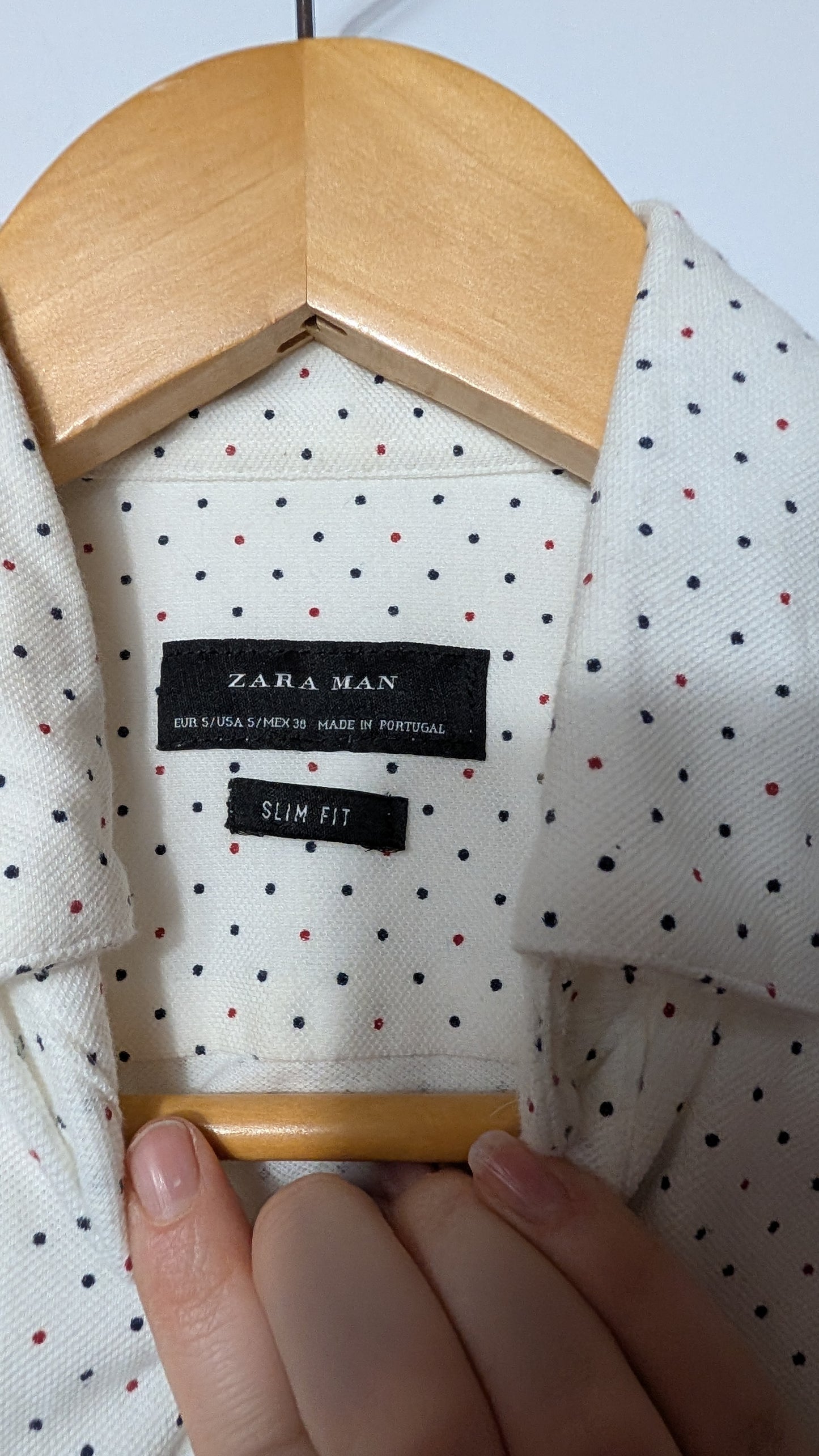 Chemise pois – Zara Man - S