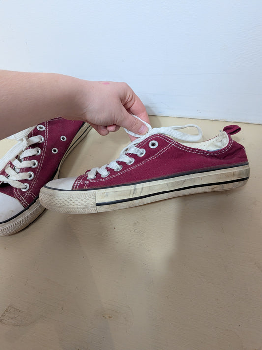 Espadrilles canevas bordeaux - Converse - 8