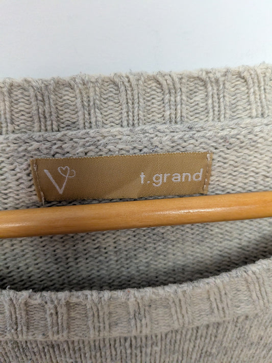 Chandail tricot cœur - tgrand - Taille manquante
