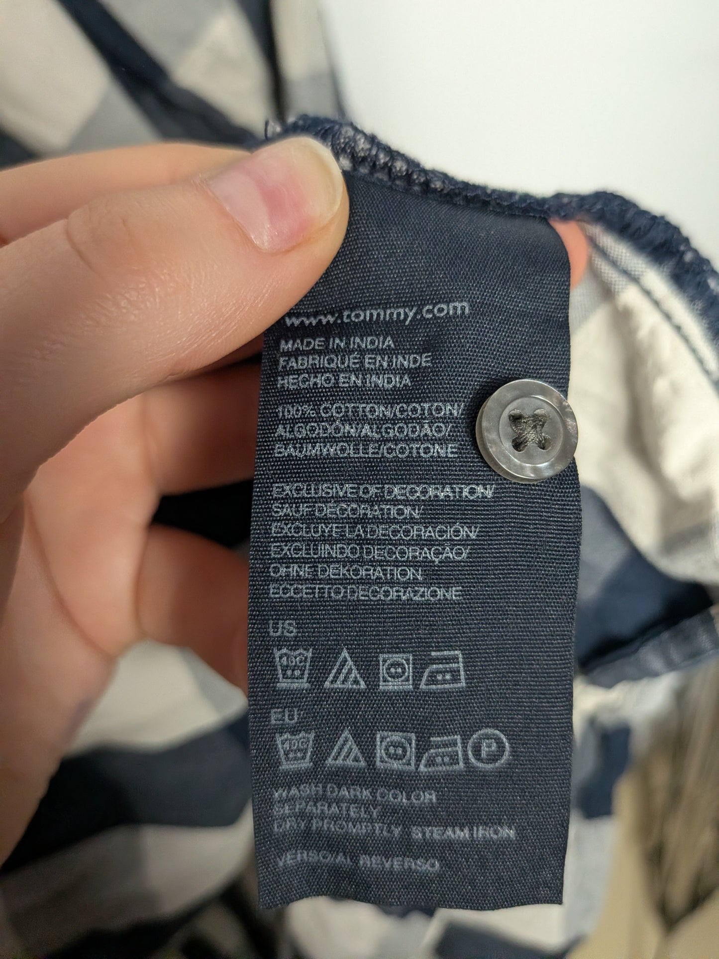 Robe-chemise à carreaux - Tommy Hilfiger - M