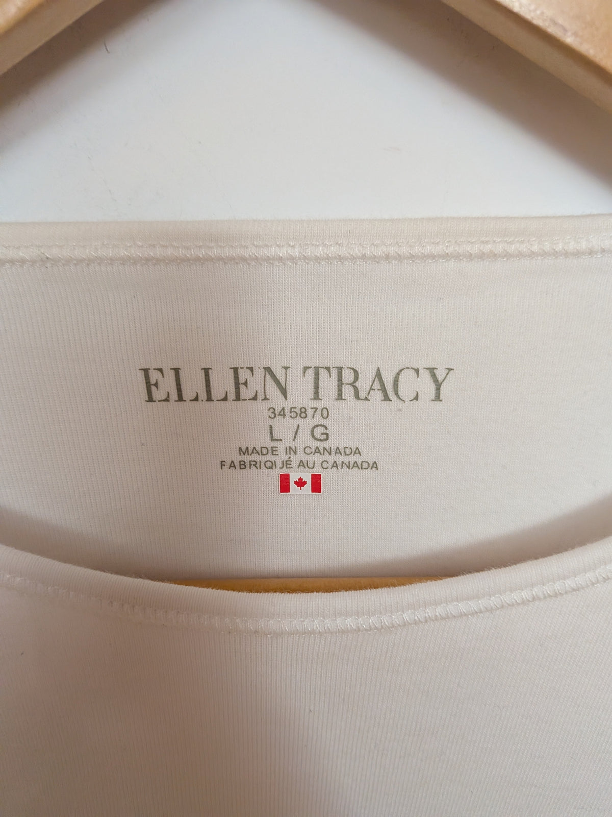 Chandail classique blanc - Ellen Tracy - L