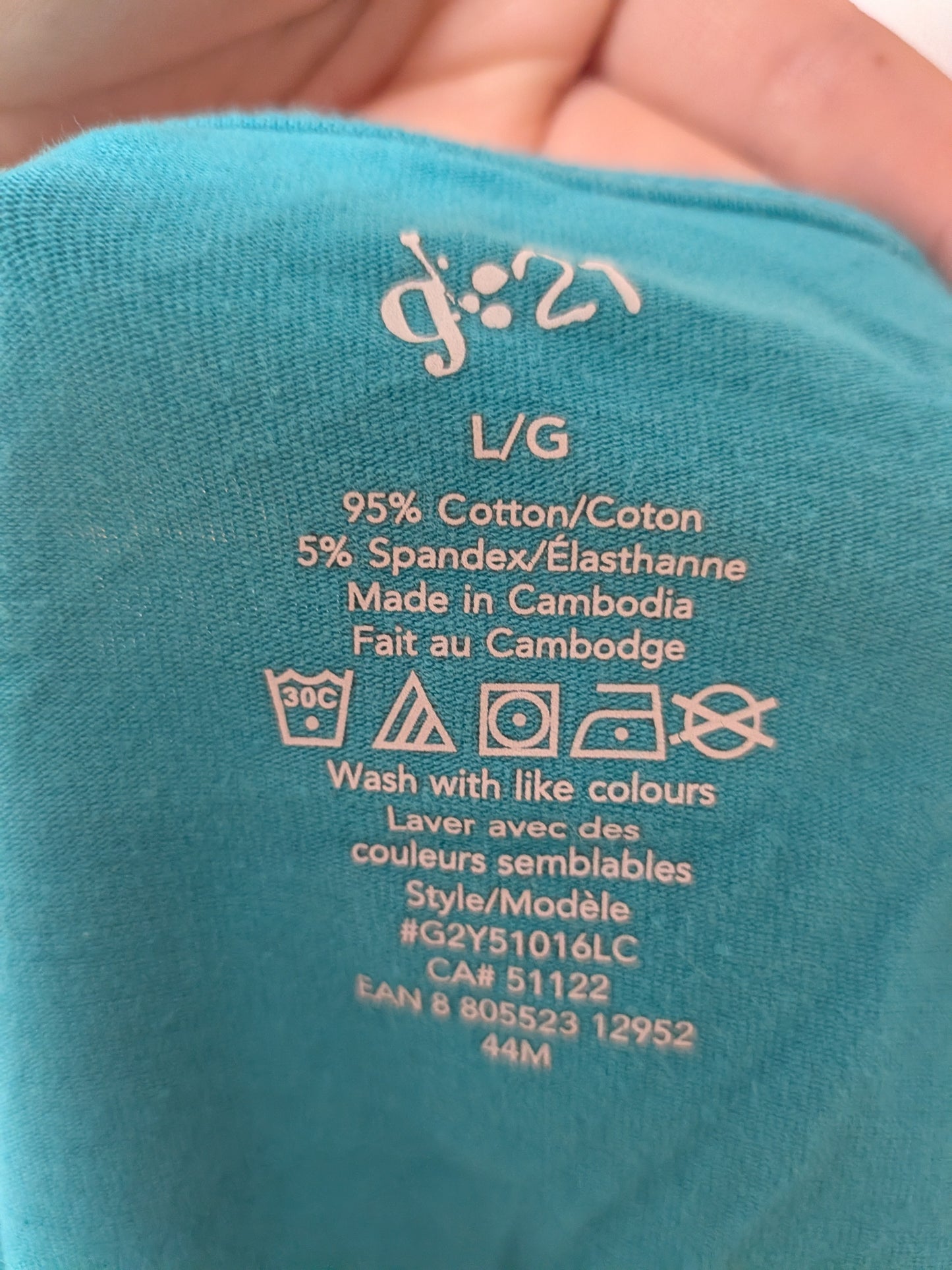 Camisole turquoise - g21 - L/G