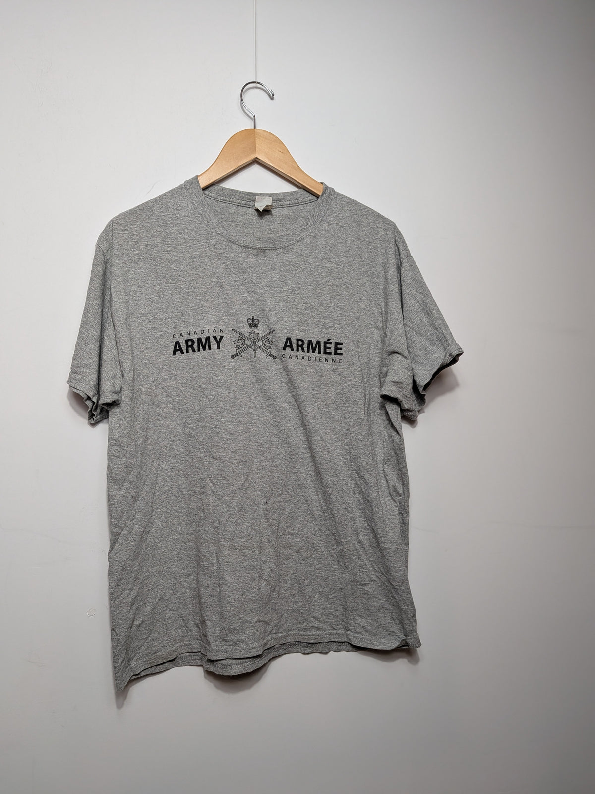 Canadian Army grey T-shirt - FRUIT OF THE LOOM - L