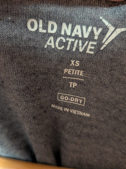 T-shirt sport gris col en V - OLD NAVY - XS