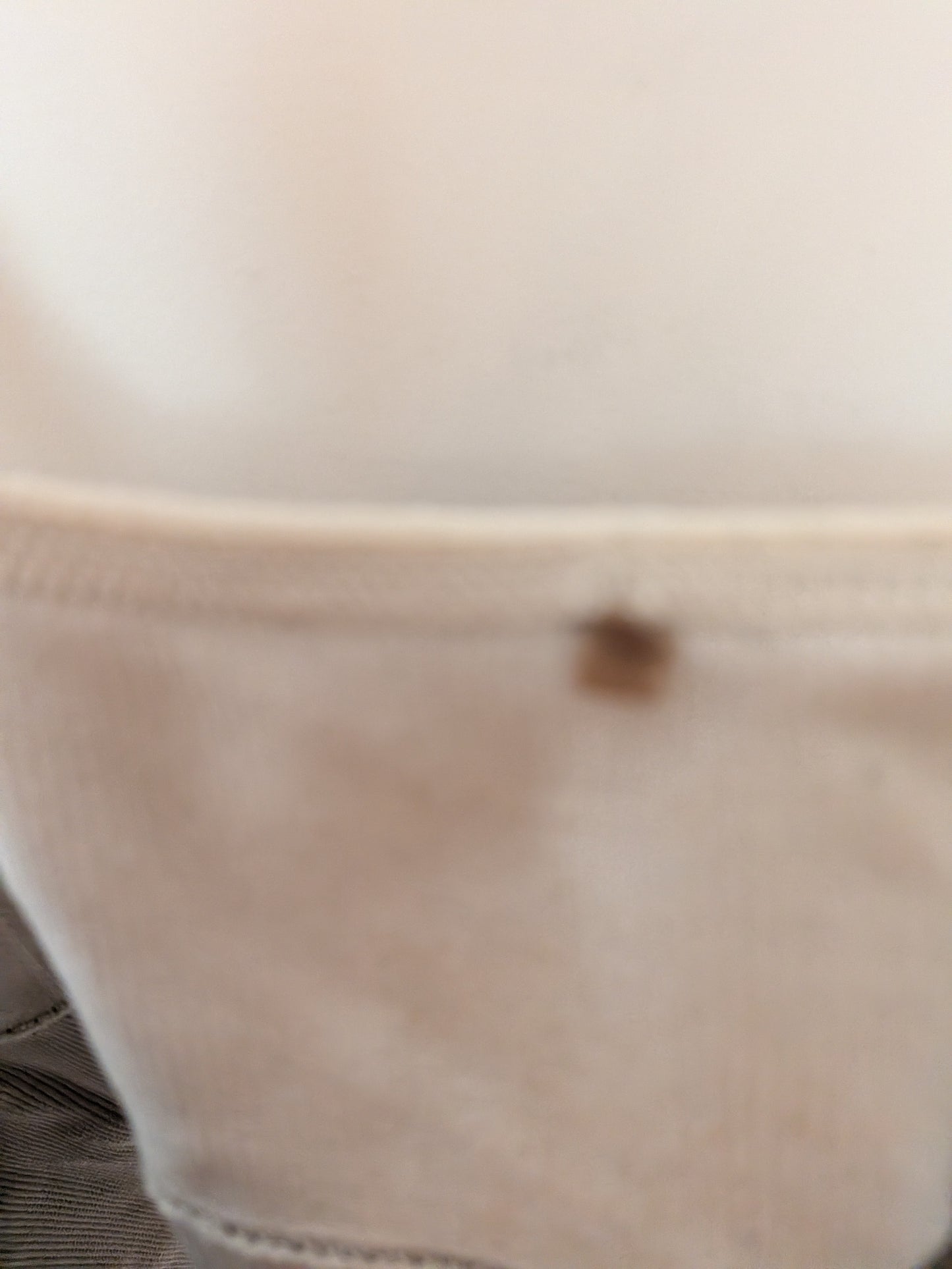 Camisole côtelée beige - Inconnu - Taille manquante