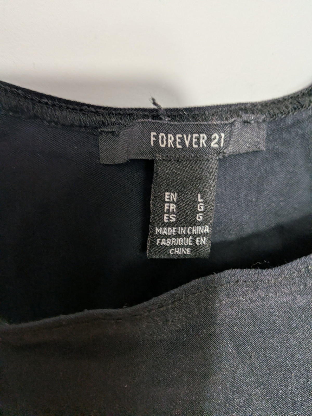 Camisole corset noire - FOREVER 21 - L