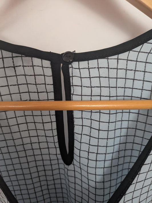 Camisole fluide à carreaux - Inconnu - Taille manquante