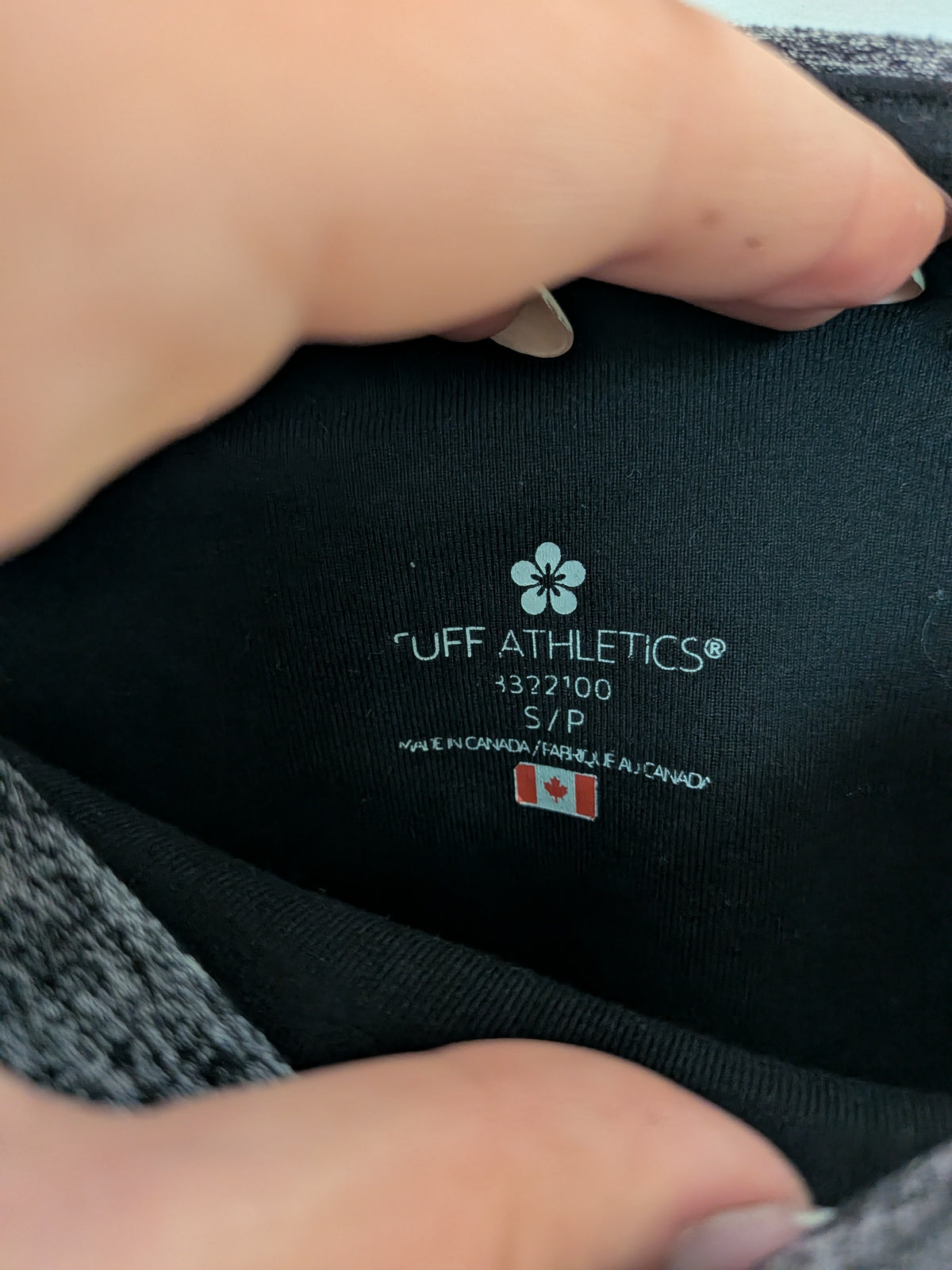 Legging de sport chiné gris - TUFF ATHLETICS - S