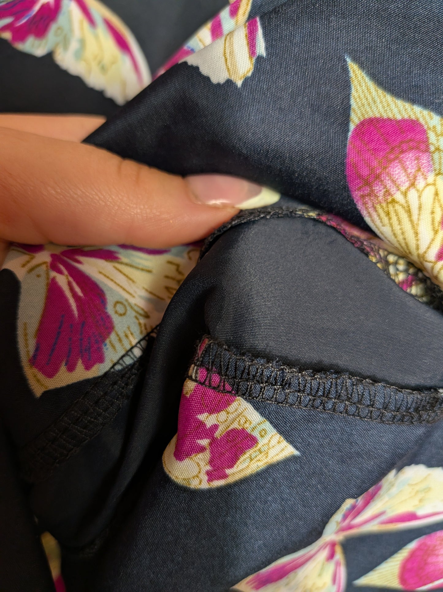Blouse fluide papillons et poche - Inconnu - Taille manquante