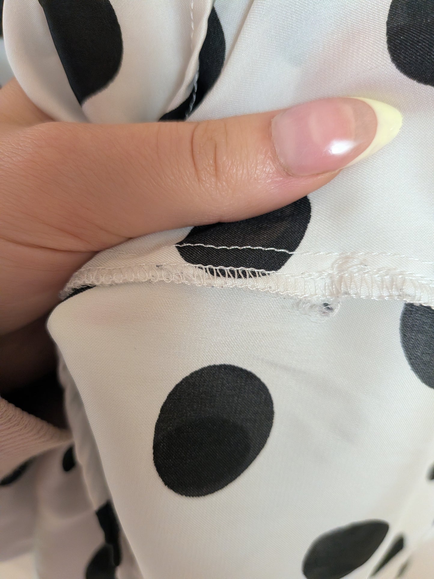 Camisole satinée à pois rétro - Dynamite - M