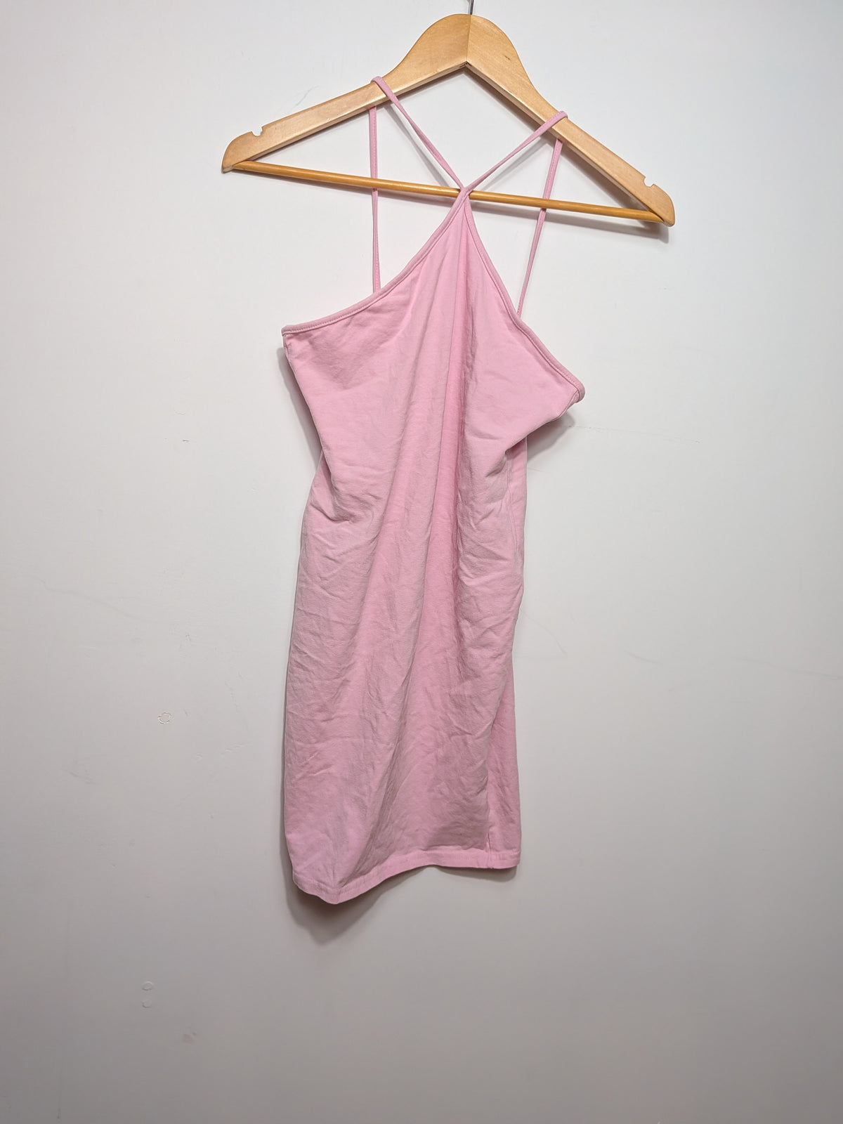 Robe courte dos nu bretelles croisées - H&M - M