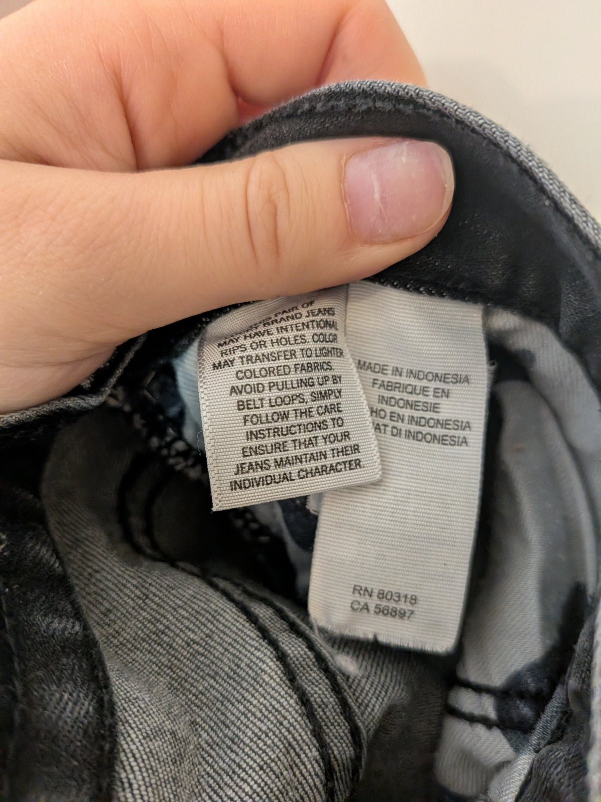 LUCKY BRAND Jeans droit noir délavé 181 Relaxed Straight 34x32