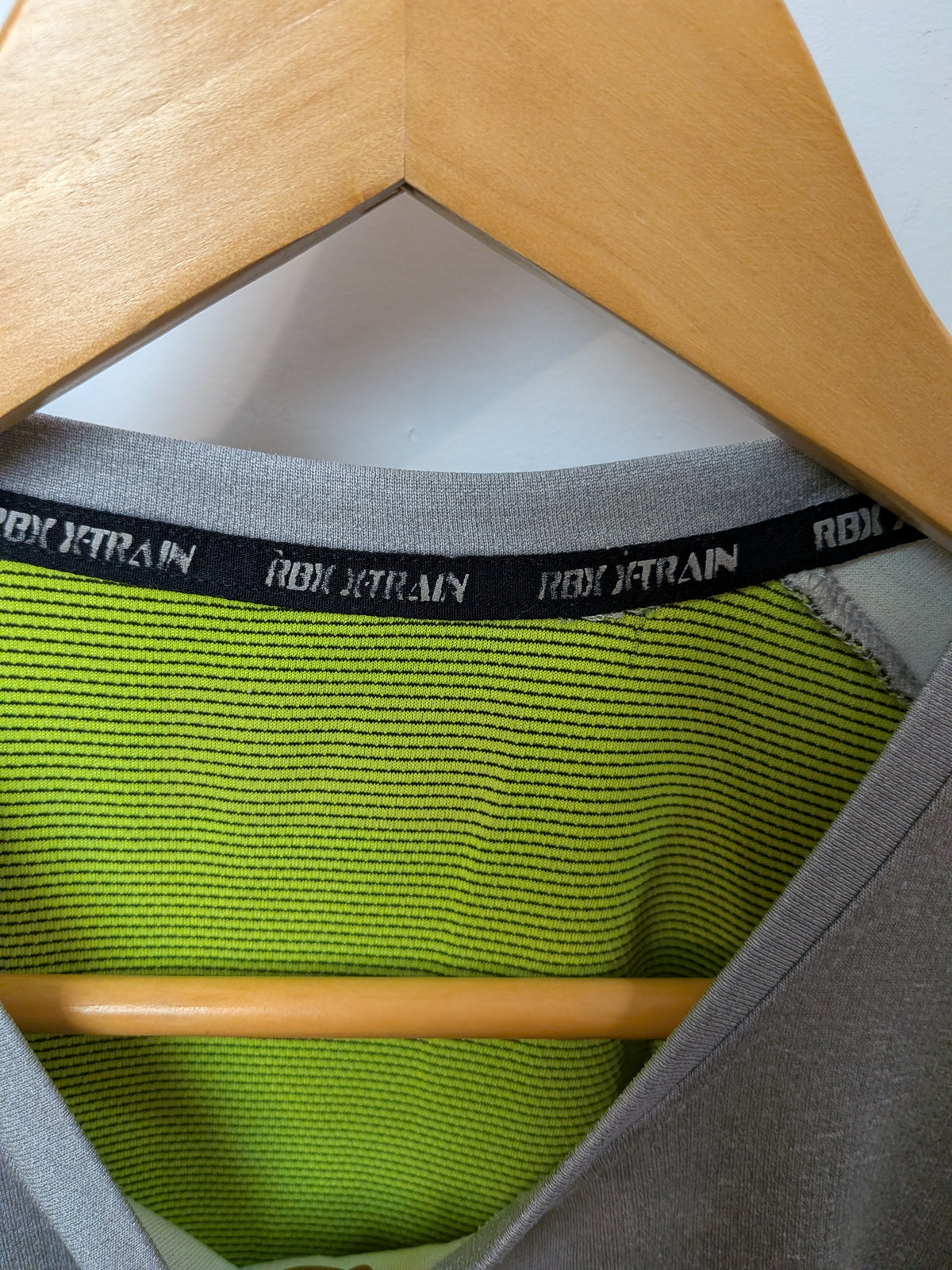 RBX T-shirt technique gris chiné empiècements mesh Sport "L"