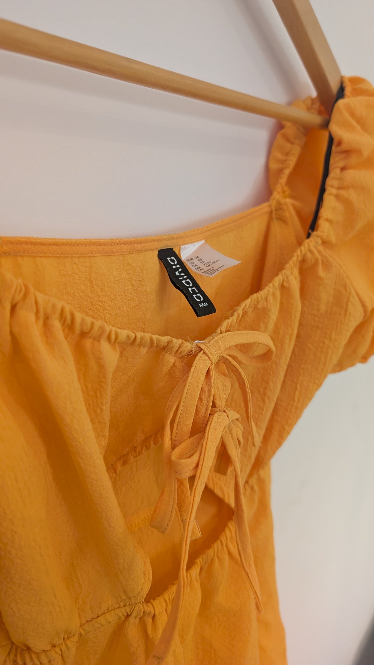Yellow summer dress