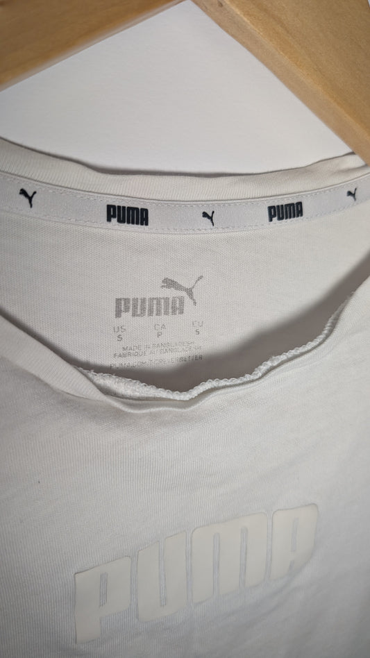 T-shirt sport puma blanc