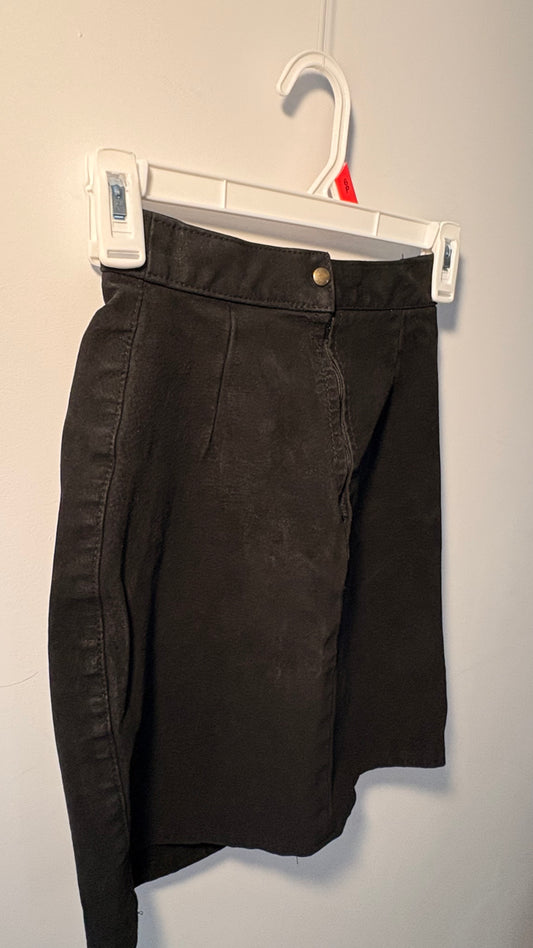 Jupe en cuire véritable