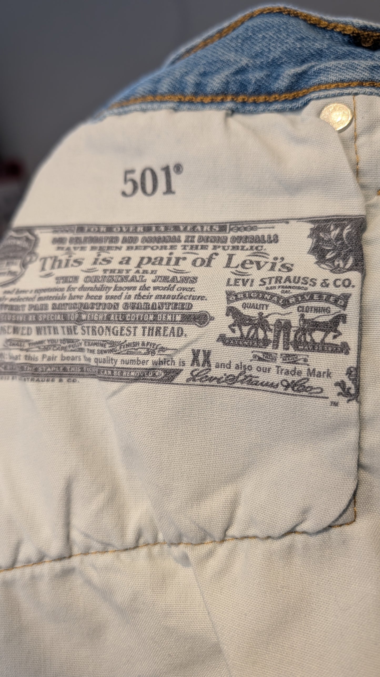 Short Denim – Levi’s (501 Original)