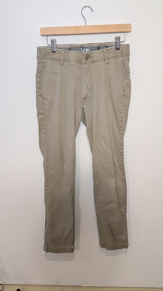 Pantalon Chino - Lee (vert tan) - 29/30
