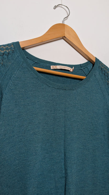 Chandail à manches 3/4 – FDS Collection (Sarcelle)