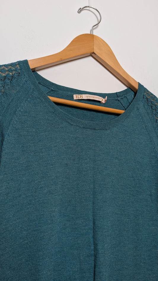 Chandail à manches 3/4 – FDS Collection (Sarcelle)