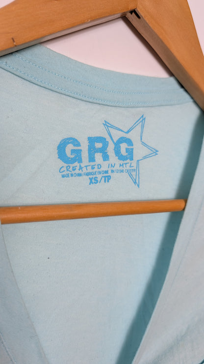 T-shirt de Poche – Garage (Bleu Ciel)