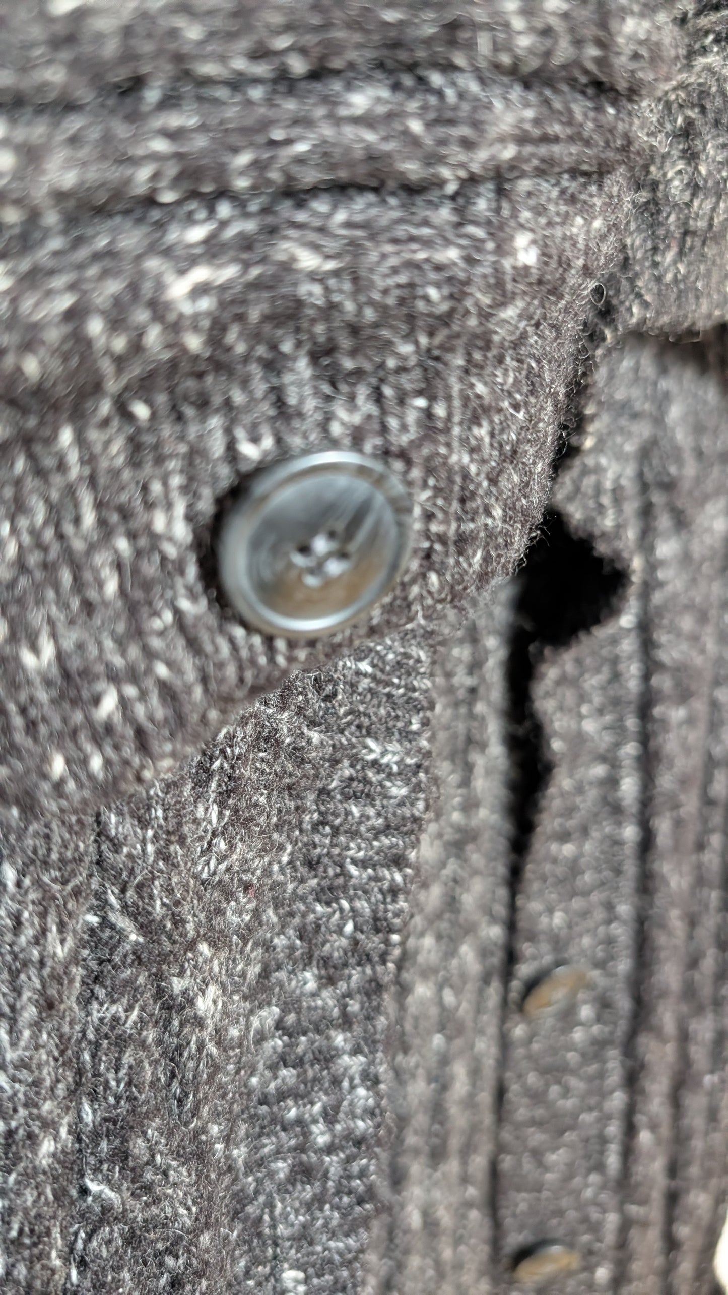 Veste en Tricot – Dalia (Noir Chiné)