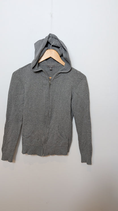 Hoodie Zippé en Tricot – Jacob (Gris)