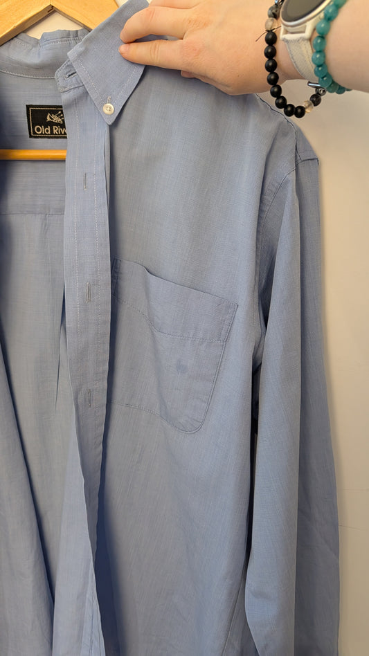 Chemise – Old River (Bleu)