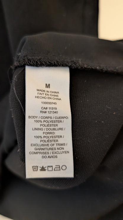 Haut à col en V – Dynamite (Noir)