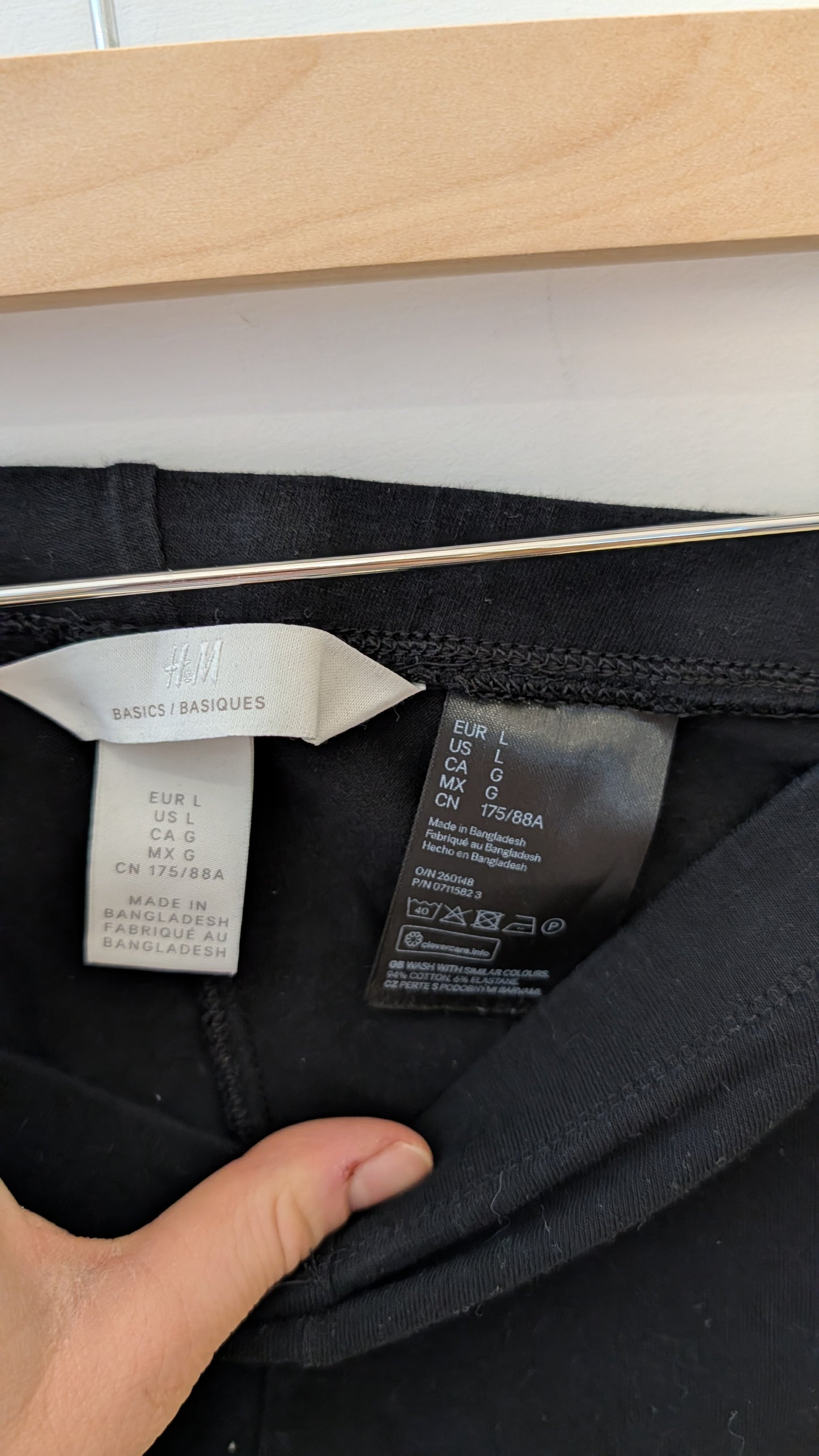 Cuissard de sport – H&M (Noir)