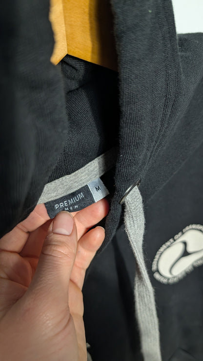 Coton ouaté à capuche "Director" – Premium Men (Noir)