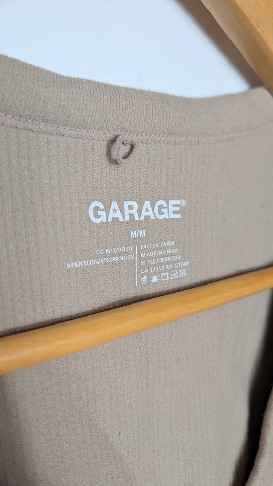 Chandail à Manches Courtes – Garage (Brun Gris) - M