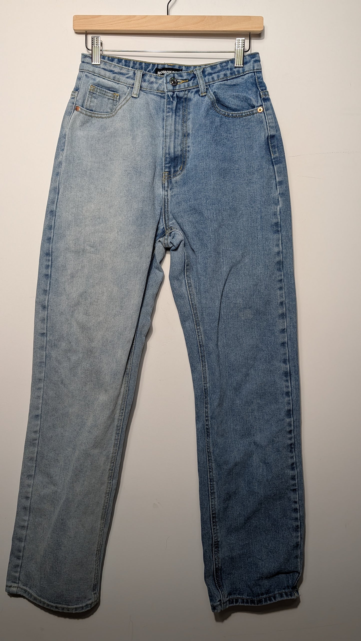 Jeans Bicolore – MOMOKROM (Indigo & Clair)