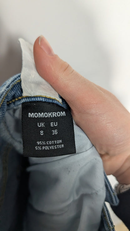 Jeans Bicolore – MOMOKROM (Indigo & Clair)